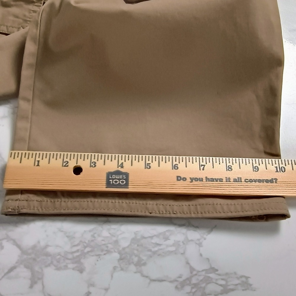 Liz Claiborne Cargo Embroidered Floral Khaki  Pants‎ Drawstring Waist Women's 6 - Picture 8 of 15